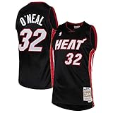 Shaquille O'Neal Miami Heat Swingman Throwback 2005-2006 Replica Jersey (Large) Black