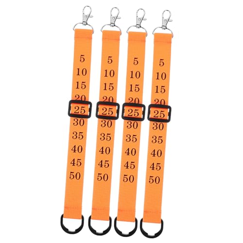 BCOATH Referee Chain Clip Set Football Numbered Chain Clip Plastic Alloy Identification