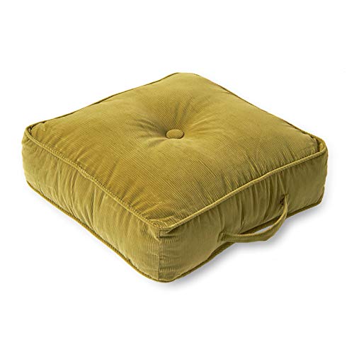 Greendale Home Fashions Omaha 21-inch Square Floor Pillow, Army Green Greendale Home Fashions Omaha 21-inch Square Floor Pillow, Army Green