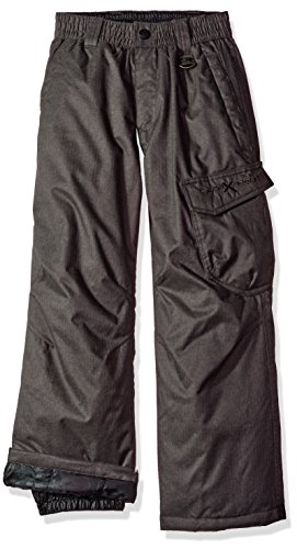 ZeroXposur Big Boy's Finisher Snowpant Outerwear, Dark Heather, Small
