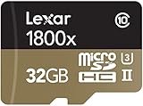 Lexar Professional 1800x microSDHC 32GB UHS-II W/USB 3.0 Reader Flash Memory Card - LSDMI32GCRBNA1800R