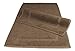SALBAKOS 100% Turkish Cotton Bath Mat Set 2-Piece - 20x34 inch, Hotel & Spa Collection, Soft, Absorbent, Long Lasting, Durable Bathroom Rugs | Made in Turkey (Chocolate, 2 Bath Mats)