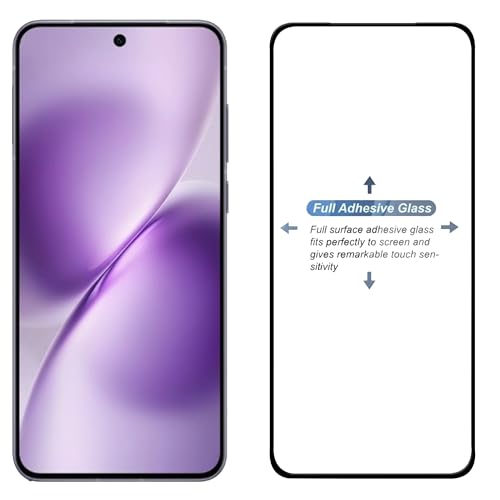 Image of amazon basics Tempered Glass Screen Protector Compatible with Vivo X200T 5G Transparent Protective Film [Clear HD] - Pack of 2