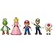Nintendo Super Mario & Friends Action Figures Multi-Pack Poseable Articulated 2.5-Inch Collectible Toys Perfect for Kids & Collectors Alike! for Ages 3+