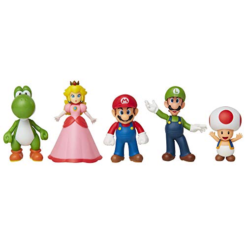 Nintendo Mario and Friends Multi Pack Includes Mario Luigi Princess Peach Yoshi and Toad