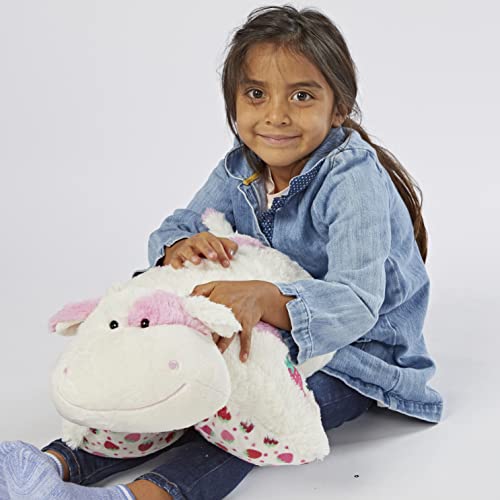 Pillow Pets Sweet Scented Strawberry Cow Stuffed Animal Plush Toy #TOP2