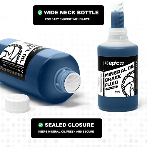 Epic Mineral Oil Brake Fluid for Magura Disc Brakes, Blue, 100ml - Image 3