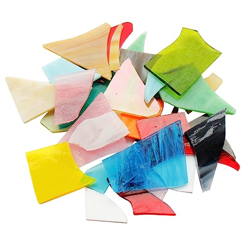 CIMAXIC Mosaico Piastrelle in Vetro Piastrelle Delicate per Fai da Te Pezzi per Decorazioni Casa e