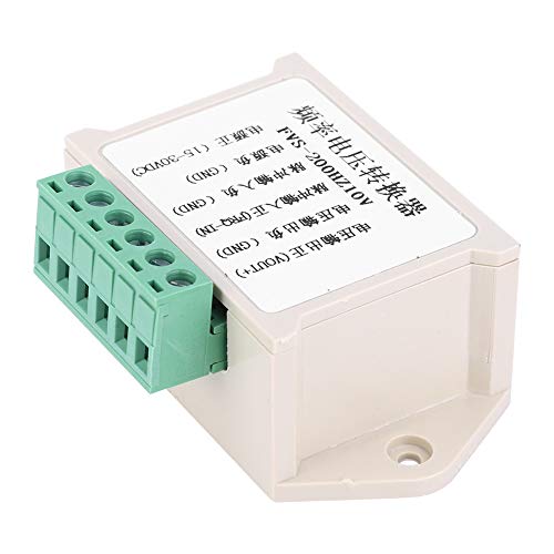 Spacnana Módulo Convertidor de Frecuencia a Voltaje Convertidor de Señal Analógica 0 a 200 Hz 0 a 10 V Entrada Aislada Optoacoplador 12 a 30 V CC para Control de Movimiento del Inversor PLC