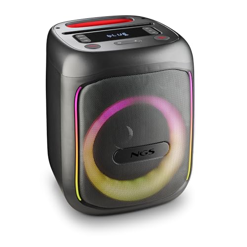 Portabilità e comfort: Altoparlante con maniglia integrata, batteria da 3600mAh e fino a 10 ore di autonomia, ideale per portare la tua musica ovunque facilmente.