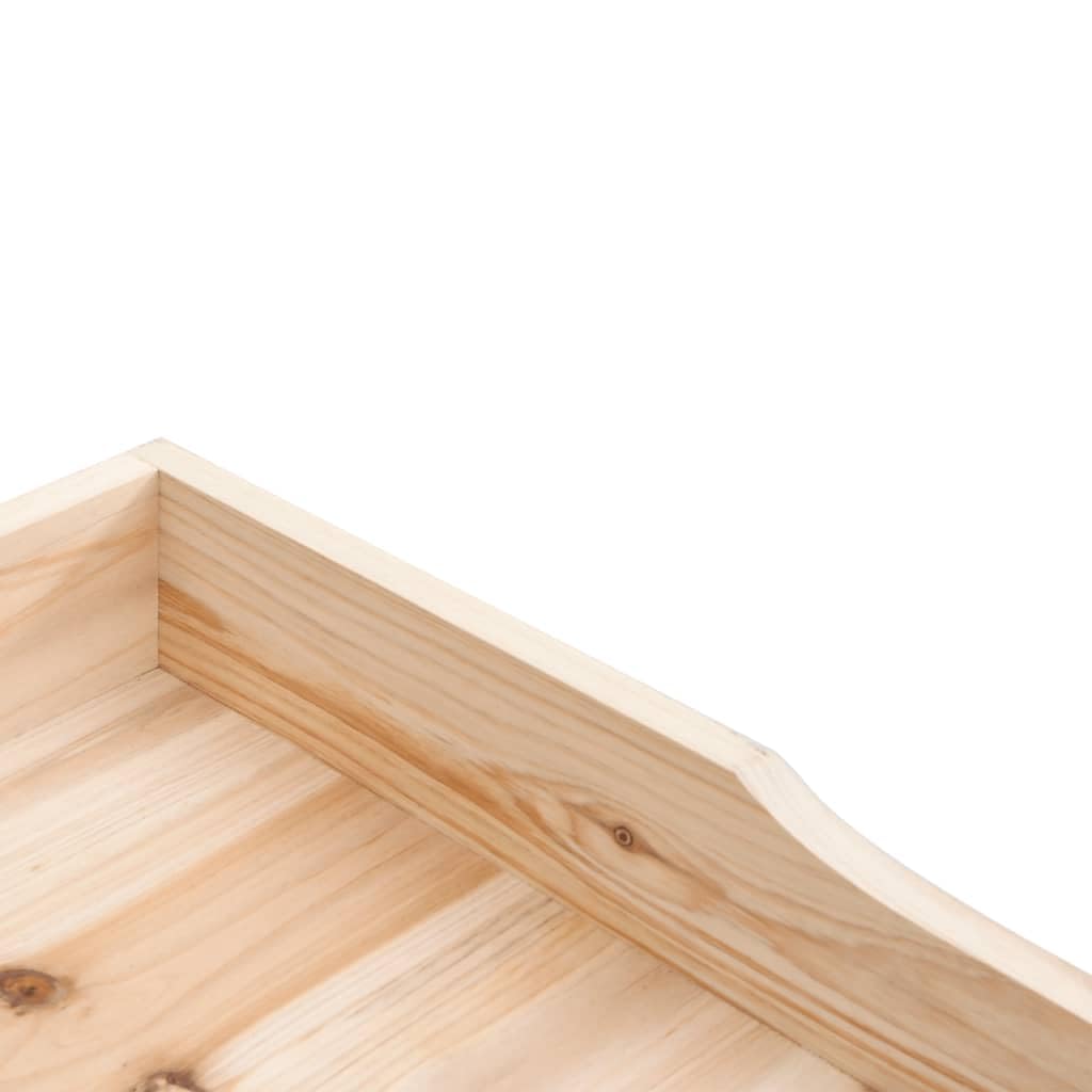 Genérico Mesa para Plantas con Estante Madera Maciza Abeto 78x38x82,5 cm,Soportes para macetas-156349