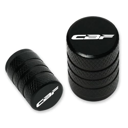 Capuchon de valve de pneu de roue de moto noir pour Honda CBF 500 600 1000
