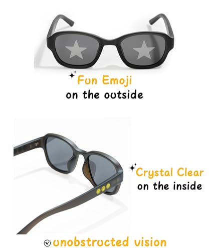 Image of SMILEYWORLD Teen Kids Sunglasses UV400 Protection Teenager Sunglasses, Fashion Shades for Boys Girls Age 12