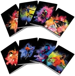 Pigna Maxi Notizbuch Sweet Puppies A4 - 10 Stück Süße Welpen Design Hefte