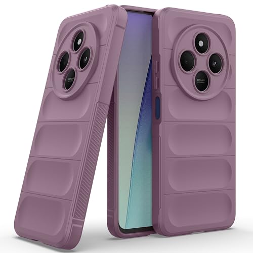 Image of Zapcase Back Case Cover for Poco M7 5G | Compatible for Poco M7 5G Back Cover | Liquid Silicon Magic Case with Camera Protection | Lavender