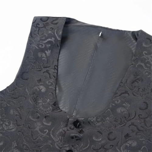 Men's Floral Suit Jacket One Button fleece Scarf Lapel Slim Fit Blazer Dinner Prom Party Wedding Tuxedo Coats2