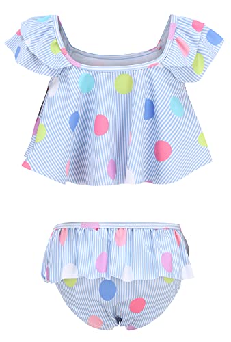 Girls Bikini Swimsuits Two Piece Tie Dye Bathing Suit for Kids Hawaiian Swimwear Set 3-16 Years2