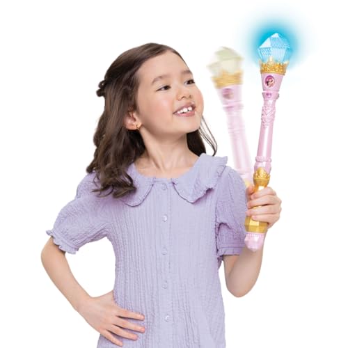Disney Princess Créez votre sceptre magique, lumières et fonctions activées par le mouvement, parfait pour les filles