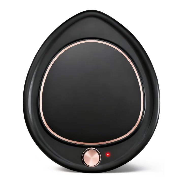 Tazza da caffè MQUPIN riscaldatore, per scrivania 2 impostazioni di temperatura controllo della bevanda elettrica tè latte candela riscaldatore ufficio camera da letto (Nero)