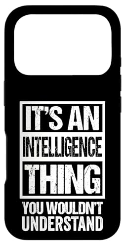 Sarcastic It's An Intelligence Thing You Wouldn't Understand スマホケース iPhone 17 Pro 用