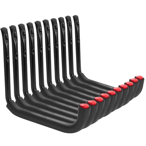 Garagenhaken, 10 Stück Wandhalterung Garagenaufbewahrung...