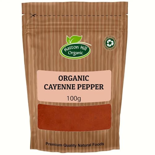 Organic Cayenne Pepper 100g by Hatton Hill Organic