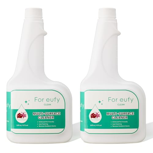 Roboebcreck 2 Pack Floor Cleaning Solution for Eufy C28 / C20 Omni / X10 Pro Omni / E28 Omni / S2 Omni All Series Vacuum Robot for Robot Vacuum Floor Cleaning Detergent Refill