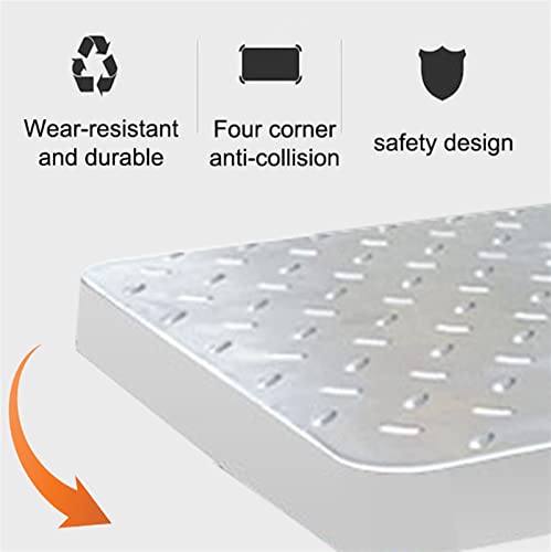 Carretilla plegable resistente de acero 90x60 cm miniatura 5
