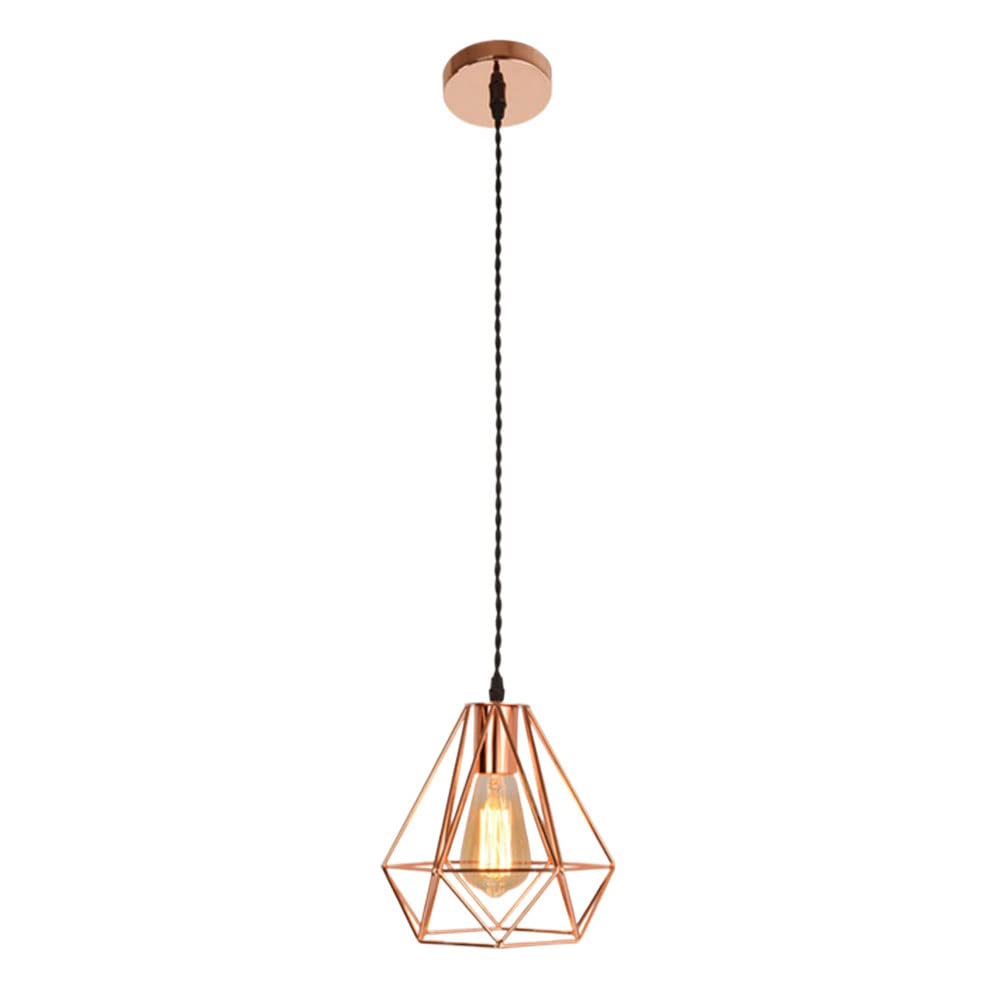 Stvdedg Multicolor Nordic Design Metal Chandeliers E27 Source Single Head Hanging Lamp Vintage Industrial Fashion Pendant Lighting Kitchen Living Room Hotel Decorat Light Fixtures For Loft Coffee Kitchen Island