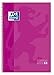 Oxford cuaderno Europeanbook 1, microperforado, tapa extradura, espiral, a4+, cuadrícula 5x5, color fucsia