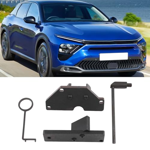 Whychstore Kit d'outils de distribution de moteur HD en acier carbone pour Opel 1.2 GDI PureTech EB2/PSA/DS, OEM Tools 0109-2B/2C/EN-52127-2