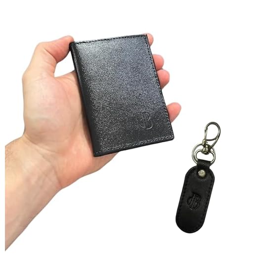 Carteira Masculina Couro Legítimo J'PRIB Compacta + Chaveiro Original Slim RG CNH Cartões (Modelo 12)