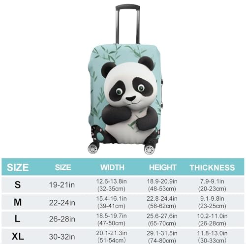 Suitcase Covers for Luggage Washable Luggage Cover Panda Star Luggages Wheel Covers Elastic Travel Carry On Suitcase Cover Travel Luggages Protector Sleeve Fit 29-32 Inch S2