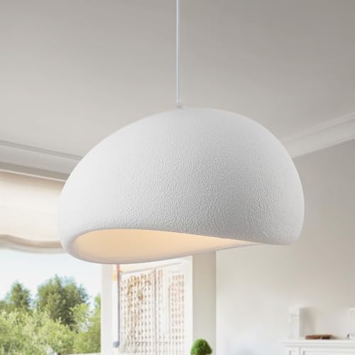 Fivemengo 15.7in Wabi Sabi Pendant Lights Kitchen Island Lighting Fixture