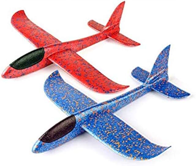 large styrofoam airplane glider
