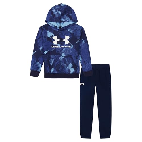 Image of Under Armour Boys' 2-Piece Hoodie Sweatshirt and Fleece Pants Set, Outdoor Collection