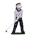LIAOLEI10 Statua Bambola da Golf in Resina Statua Artigianato Simpatico Golf Uomo Figurine Artigianato Ornamenti Sportivi Regali aziendali Accessori per la casa Accessori, Uomo