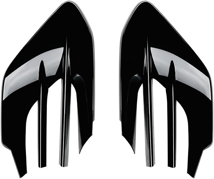 Front Bumper Spoiler Fog Light Air Vent Trim Grille Cover Sticker for Mercedes-Benz GLE-Class W167 C167 GLE450 GLE53 AMG 2023-2024 (Glossy Black), BT0485