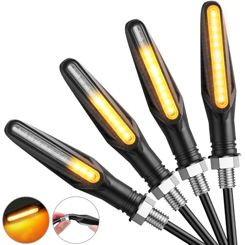 Amazon | Justech LEDバイクウインカー オートバイ回転灯 12V 高