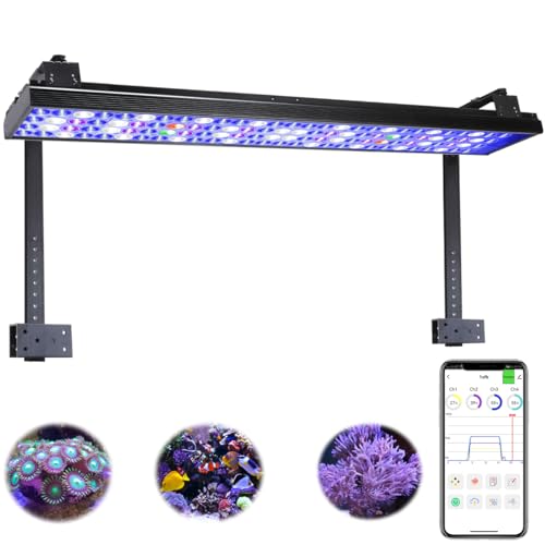 Lampe de récif pour corail PopBloom avec gestion par application pour grand bac