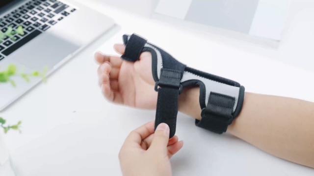 Pollice Spica Supporto Strap Brace De Quervains Splint Tendinite distorsione artrite (sinistra, nero Pollice Spica Supporto Strap Brace De Quervains Splint Tendinite distorsione artrite (sinistra, nero