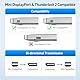Cable Matters 8K Mini DisplayPort auf DisplayPort Adapter (Mini DP zu DP, Mini DisplayPort zu DisplayPort Adapter) in Schwarz - Thunderbolt und Thunderbolt 2 Port kompatibel