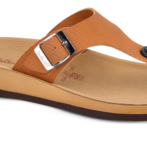 Image of WALKAROO Women's Fashion Sandals with Cushion Sole, Toe Seperator, Broad Straps and Lightweight - WE2349