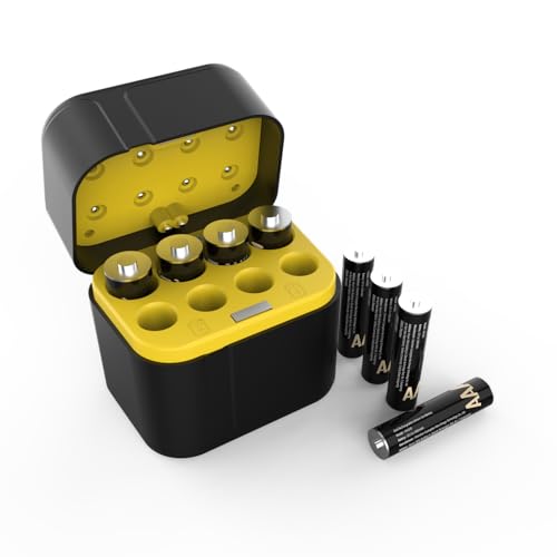 AAA Rechargeable Lithium Batteries with Battery Charger Pro,