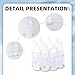 Flylin 10Pcs Paint Bottle, 30ml Empty Airbrush Bottles with Scale, Plastic Airbrush Accessories Airbrush Paint Mixing Bottles, Paint Storage Bottles Replacement Jars for Paint