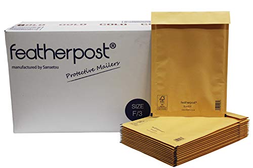 100 x F3 Bubble Mailer Featherpost 230mmX340mm Padded Mail Post Bags Envelopes