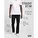 Lee Herren Straight Fit Xm Jeans, Schwarz, 38W / 30L EU