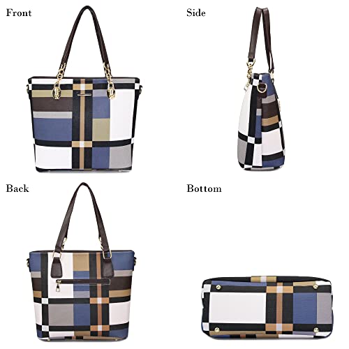 Image of OTMIPIML Purses and Handbags for Women Synthetic Leather Tote Crossbody Bags Satchel Purses Set 6pcs | Set