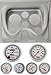 67 68 Firebird Silver Dash Carrier w/Auto Meter Ultra Lite Mechanical Gauges