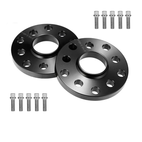 Entretoises roue en alliage d'aluminium aéronautique 15mm avec boulons pour VW